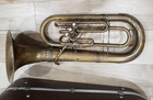 Vintage F e  Olds   Sons Ambassador Baritone Horn W  Case Nice 