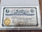 1907 Potlatch Richards Leasing And Mining Company Stock Certificate 