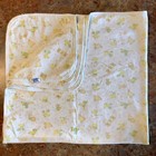 Vintage Carters Baby Receiving Blanket Cotton Lovey Classic Nursery Rhymes Usa