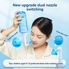 300ml Nasal Wash Neti Pot Nose Cleaner Bottle Irrigator Sinus Rinse Child Adult