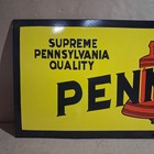 Pennzoil Porcelain Enamel Sign 36 X 15 Inches 1 Sided