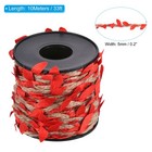 33ft 5mm Burlap Leaf Ribbon Vine Natural Jute Rope Twine  Red