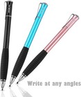 Universal Disc Stylus Touch Screen Pen For Iphone ipad pack Of 3 Black Gold Blue