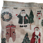 Santa Claus Rectangle Tablecloth Holiday Christmas Washable 74  X 116 