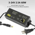 60w Power Supply Dc 3v 24v Adjustable Variable Universal Switching Ac dc Adapter