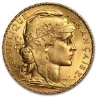  1899-1914  France Gold 20 Francs   French Rooster   Uncirculated Bu Coin  1867