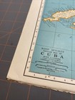 1940 s Cuba Atlas Map Vintage Before End Of Ww2