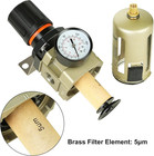 Hromee 1 2 Inch Compressed Filter Regulator Combo  Air Compressor Water Oil Trap