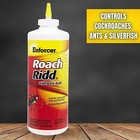 Enforcer Roach Ridd Boric Acid Powder Killer Roach Ant Silverfish Oderless 16 Oz