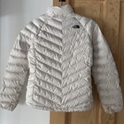 The North Face Flare Down Jacket 550 Puffer Full Zip Women s Sz Small White