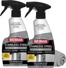 Stainless Steel Cleaner   Polish Kit  2 Pack With Microfiber Cloth
