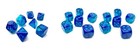 Chessex Dice 26463 26663 Gemini Blue-blue Light Blue 7 Die Polyhedral 16mm 12 D6