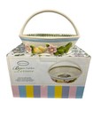 Portmeirion Botanic Garden Terrace Oval Bread Basket Hydrangea New In Box