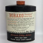 Vintage Boraxo Powdered Hand Soap Metal Tin Mostly Full