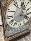 Vtg Busch Beer Wall Clock Lighted Electric Bar Man Cave Sign Parts Or Repair