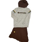 Brownie Girl Scout Hoodie And Skort - Size M Execellent Condition