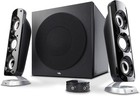 2 1 Multimedia Speaker System With Subwoofer  92 Watts Peak Power  Deep Bass    