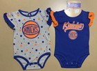 Nba Ny Knicks 2pc Kids Baby Girl Creeper Set Bodysuit Nb  3m  6m  9m 12m 18m 24m