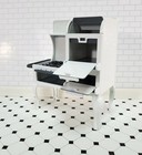 Dollhouse Roper Range Stove Oven 1920s Style 1 12 Scale Miniature Kitchen Metal