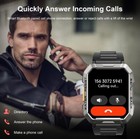 Military Smart Watch For Men  call Receive dial  Rugged Tactical Fitness Tracker