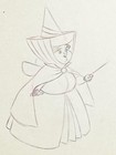 1959 Disney Sleeping Beauty 3 Fairies Original Production Animation Drawing Cel