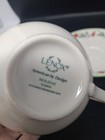 Lenox Holiday Teacup   Saucer Holiday American By Design Gifts   Holly Vtg