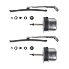 Stainless Windshield Wiper Motor Kit Street Hot Rod Universal Boat For Chevy