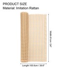Plastic Rattan Cane Webbing Roll 24 Inch X 3 3 Ft Hand Woven Faux Woven