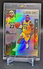 Lebron James Rainbow Holo Foil Illusions Card With Case Nba Los Angeles Lakers
