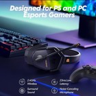 Dual Wireless Gaming Headset With Microphone For Ps5  Ps4  Pc  Mobile  Switch Us