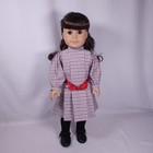 18  American Girl Doll Samantha Parkington Dark Brown Hair bangs Meet Dress Set