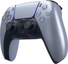 Playstation Dualsense Wireless Controller Sterling Silver- Bundle