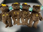 Set Of 4 Salvino s Bamm Beano s Mlb Baseball Home Run Kings Plush Bears New Tags