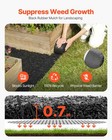 Vevor 2 Rolls Rubber Mulch Roll For Landscaping 120 X 4 5in Rubber Mulch Mat