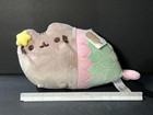 Gund Pusheen Cat Mermaid Tail Kitty Gray Anime Plush Doll Stuffed 12  New P05