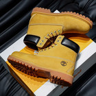 New Timberland 6 Inch Men s Wheat Nubuck Tan And Brown Boots Size 7-12 Free Ship