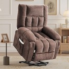 Power Lift Recliner Chair Overstuffed With Vibration Massage And Heat For Adults