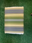 Vintage Colonial Handwoven Ottoman With Cushion For Home  Classy Style