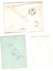 Egypt   3  Postal   Envelopes  Used