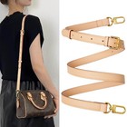Genuine Vachetta Leather Crossbody Strap Genuine Leather Adjustable Replaceme   