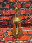 Unique Islamic Saudi Arabian Brass Dallah Coffee Tea Pot Jar - Flawless 10  Tall
