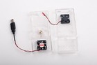 V2 Clear Case Dual Fans For Stratux Ads-b Kit Fits Ahrs Module And Gpyes