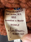 Muppets Rowlf The Dog 1977 Fisher Price Hand Puppet Sesame Street Jim Henson 852