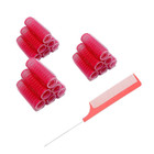 18pcs Self Grip Small Hair Curlers Heatless Roller Hair Curlers Pro Salon Hai   