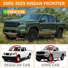 Running Boards For Frontier 2005-2025 Drop Down Carbon Steel Slip Proof Steps