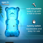 Squeezable Gummy Bear Night Light - Rechargeable  Portable  Squishy Lamp  60-   