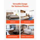 Full Bed Slats  0 4  Wood Mattress Support  Foldable  Pre-assembled