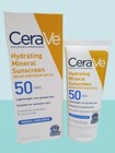Cerave Hydrating Mineral Sunscreen Spf 50 Face 2 5 Oz Boxed Exp  2028 Lot Of 2