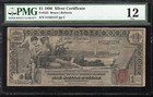 1896  1 Silver Certificate  educational Note  Pmg 12 Fr 225 25127