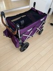 Keenz Original 7s Foldable Wagon Purple Mesh Cover Storage Pockets 4 Wheels